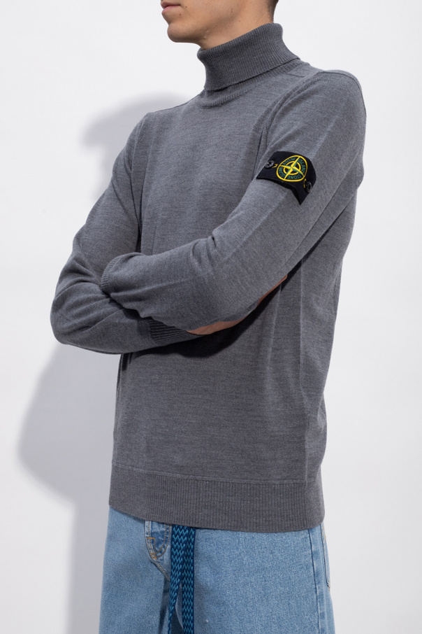 Stone island turtleneck store grey